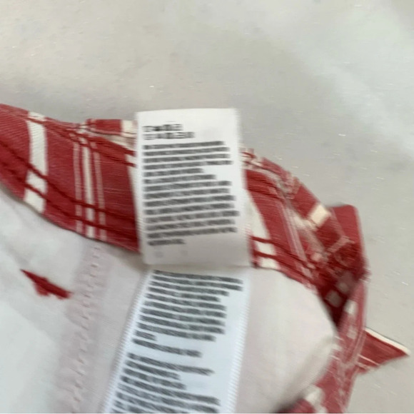 American Eagle Shorts Woman 6  Linen Blend Paper Bag Belted Pockets - Picture 8 of 11